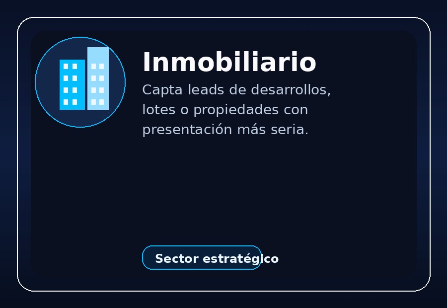 Te ayudamos a captar leads inmobiliarios y a vender mejor tus servicios o propiedades