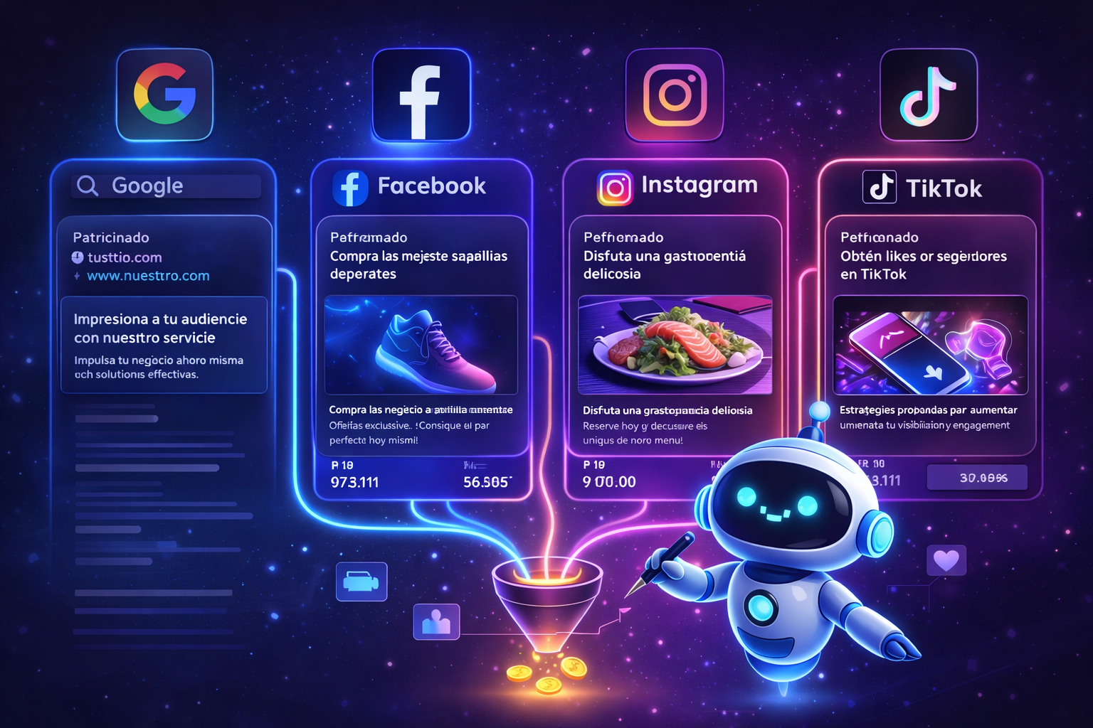 Visual principal del sistema